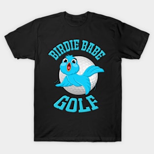 Birdie Babe Golf Design T-Shirt